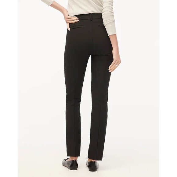 J Crew Slim-Fit Full-Length Trouser Pant in Black Women Size 6 Career Office NWT - Picture 10 of 16